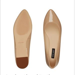 Nine West Nude Flats